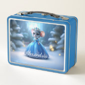 Op maat gemaakte naam prinses muis met tiara (Achterkant)