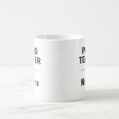 Op maat gemaakte naam Proud Teacher koffiebeker ca Koffiemok (Center)