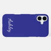Op maat gemaakte naam stijlvol modern elegant mini iPhone hoesje (Achterkant horizontaal)