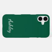 Op maat gemaakte naam stijlvol modern elegant mini iPhone hoesje (Achterkant horizontaal)