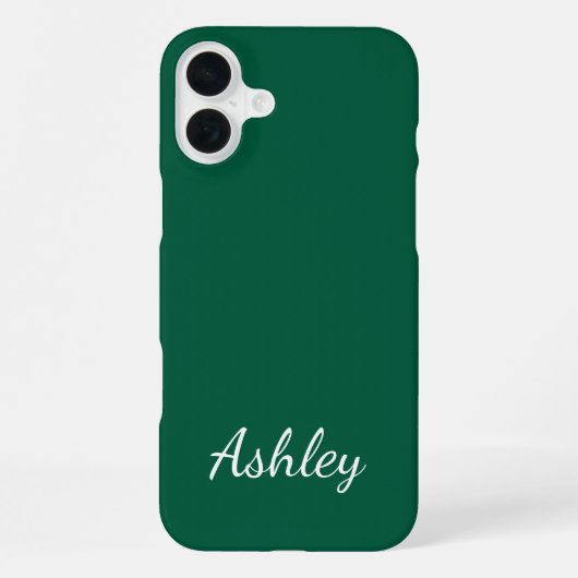 Op maat gemaakte naam stijlvol modern elegant mini iPhone hoesje (Achterkant)