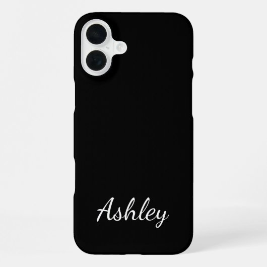 Op maat gemaakte naam stijlvol modern elegant mini iPhone hoesje (Achterkant)