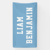 Op maat gemaakte naam wandkunst gepersonaliseerde  spandoek (Verticaal)