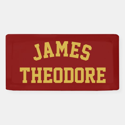 Op maat gemaakte naam wandkunst gepersonaliseerde  spandoek (Horizontaal)