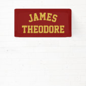 Op maat gemaakte naam wandkunst gepersonaliseerde  spandoek (Insitu)