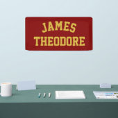 Op maat gemaakte naam wandkunst gepersonaliseerde  spandoek (Beurs)