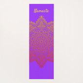Op maat gemaakte Namaste Mandala Yoga Mat (Achterkant)