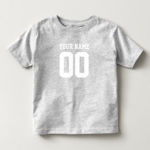 Op maat gemaakte nummer baby voetbal tenue rompert kinder shirts