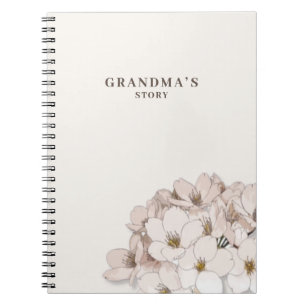 Op maat gemaakte oma-dagboek notitieboek