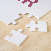 Op maat gemaakte oma Mary bloemenschildering in wa Legpuzzel (Zijkant)