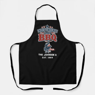 Op maat gemaakte Onafhankelijkheidsdag BBQ Beige F Schort