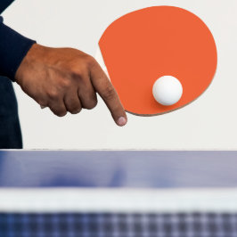 Op maat gemaakte oranje pingpongbat tafeltennisbatje