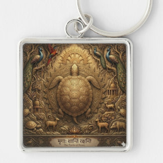 Op maat gemaakte Oude Schildpad Kunst Erfgoed Sleu Sleutelhanger