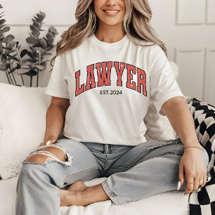 Op maat gemaakte overhemd voor advocaten, cadeau v t-shirt