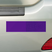 Op maat gemaakte paarse glinster bumpersticker met (Op auto)