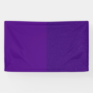 Op maat gemaakte paarse glittersrandbanner spandoek