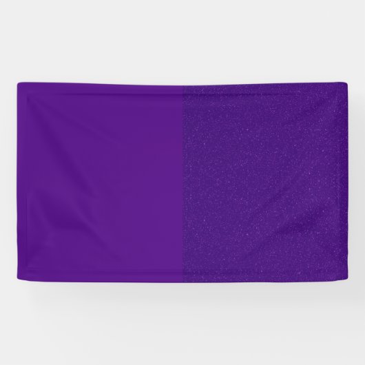 Op maat gemaakte paarse glittersrandbanner spandoek (Horizontaal)