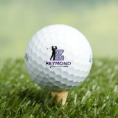 Op maat gemaakte paarse initiaalmarkering - om gol golfballen (Insitu Shirt)