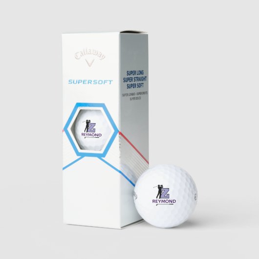 Op maat gemaakte paarse initiaalmarkering - om gol golfballen (Verpakking)