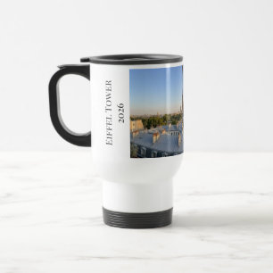Op maat gemaakte panoramische lucht van Parijs Rei Reisbeker