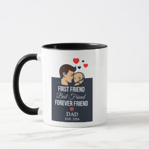 Op maat gemaakte papa-koffiemok mok