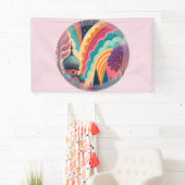 Op maat gemaakte Pastel Fantasy Koepel Banner (Insitu)