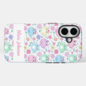 Op maat gemaakte pastel kat patroon telefoonhoes  Case-Mate iPhone case (Achterkant (horizontaal))