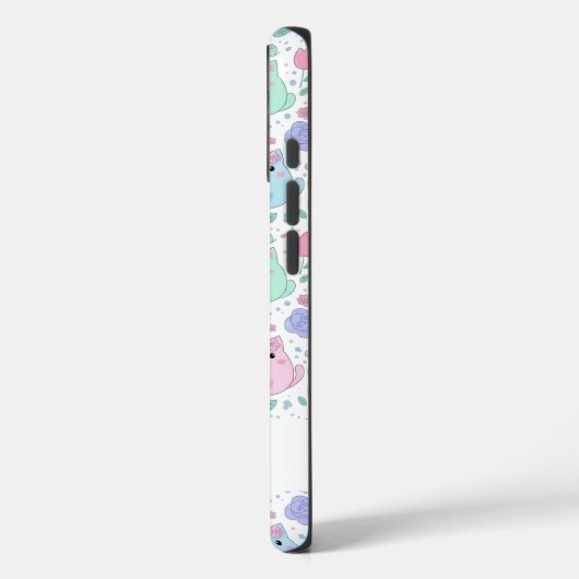 Op maat gemaakte pastel kat patroon telefoonhoes  Case-Mate iPhone case (Achterkant / Links)