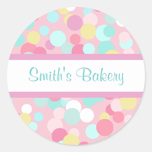 Op maat gemaakte pastel zakelijke stickers (Voorkant)