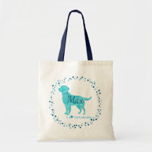 Op maat gemaakte pastelblauwe labrador retriever b