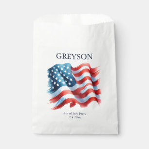 Op maat gemaakte patriottische Amerikaanse vlag Bedankzakje
