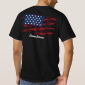 Op maat gemaakte patriottische T-shirt (Achterkant)