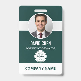 Op maat gemaakte personeels-ID-badge met foto en l Badge