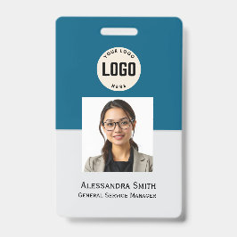 Op maat gemaakte personeelsfoto, streepjescode, lo badge