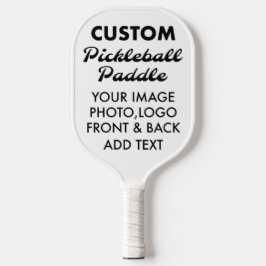 Op maat gemaakte PICKLEBALL SLAGHOUT Blank, WIT Paddle