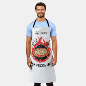 Op maat gemaakte pizzachef schort | Gepersonalisee (Gedragen)
