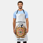 Op maat gemaakte pizzachef schort | Gepersonalisee (Gedragen)