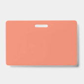 Op maat gemaakte plastic naam badge – Horizontaal (Achterkant)