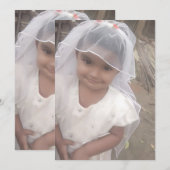 Op maat gemaakte platte aankondigingskaart aankondiging (Voorkant / Achterkant)