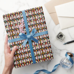 Op maat gemaakte pompoenen patroon cadeaupapier