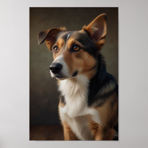 Op maat gemaakte poster met huisdierportret