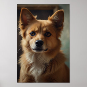 Op maat gemaakte poster met huisdierportret