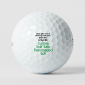 Op maat gemaakte Pro V1-golfballen met monogram Golfballen (Voorkant)