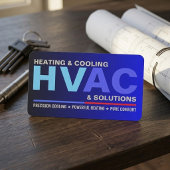 Op maat gemaakte professionele moderne HVAC-dienst Visitekaartje