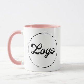 Op maat gemaakte promotionele ROZE Combo Logo Mok
