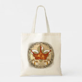 Op maat gemaakte Queen Grandma tote tas (Achterkant)