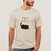 Op maat gemaakte quote introvert maar interessante t-shirt (Voorkant)