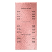 Op maat gemaakte rackkaart voor zakelijk gebruik reclamekaart (Achterkant)