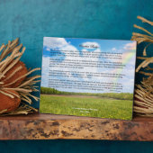 Op maat gemaakte Regenboogbrug-fotoplaquette, reu Fotoplaat (Zijkant)
