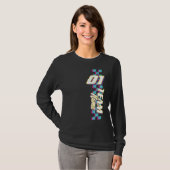 Op maat gemaakte Retro 90s Race Team Nummer T-shir T-shirt (Voorkant volledig)